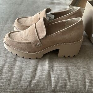 Dolce Vita Tan Platform Loafers